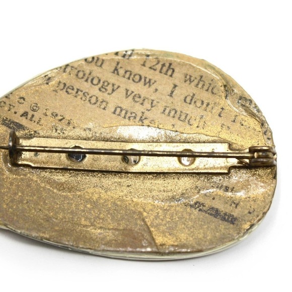 Vintage Partridge Family Eyeglass Lens Pin - Handmade 70s Fan Art - Hey Viv - Picture 4 of 5